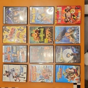 Dvds kids bunch of 12